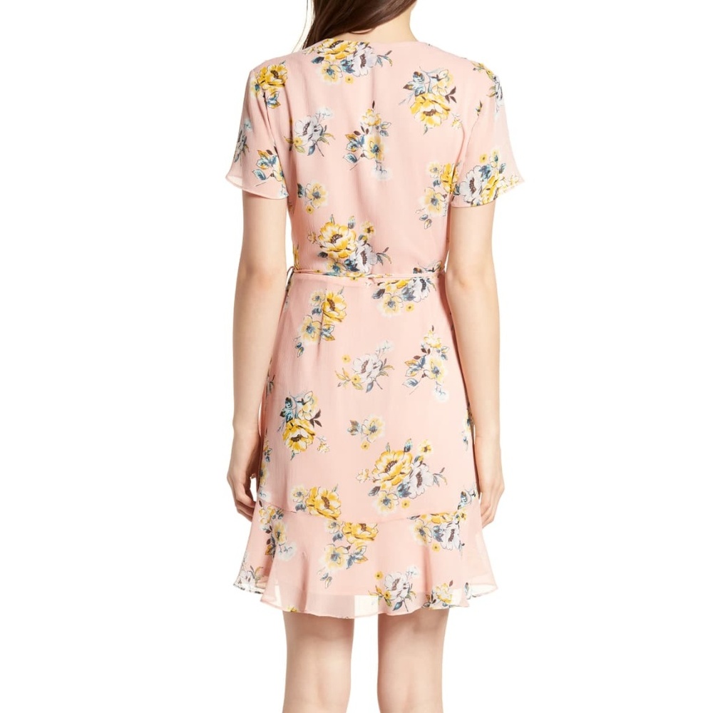 LUSH Colie Ruffle Wrap Dress - Picture 3 of 8